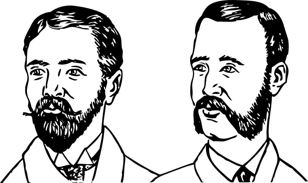 שני אנשים מצוירים